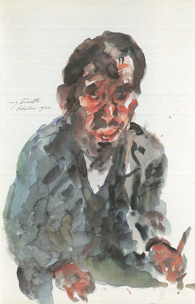 自画像 作： Lovis Corinth